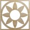 Ekena Millwork Blume Wood Fretwork Pierced Ceiling Medallion, Birch, 38"OD x 13 1/8"ID x 3/8"T CMWP38X38X0375BLBI - alternate 1